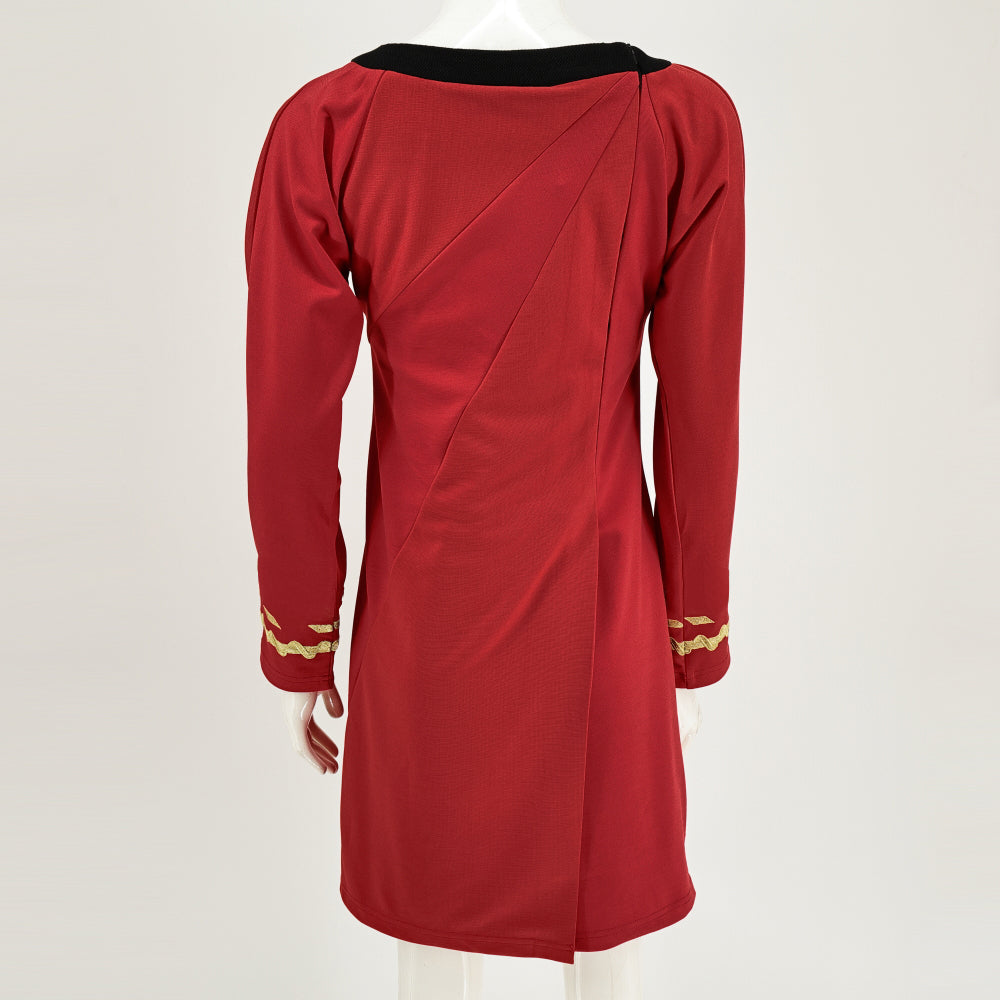 Star Trek TOS Female Duty Uniforms The Original Series Blue Gold Red D – Cosermart