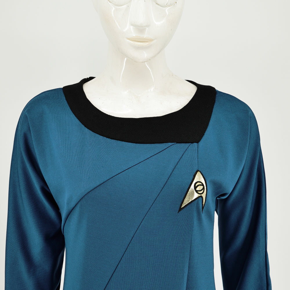Star Trek TOS Female Duty Uniforms The Original Series Blue Gold Red D Cosermart Star Trek TOS Female Duty Uniforms The Original Series Blue Gold Red D Cosermart