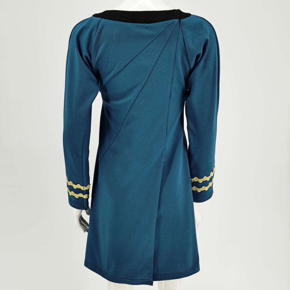 Star Trek TOS Female Duty Uniforms The Original Series Blue Gold Red Dress Costume, 3XL / Blue Star Trek TOS Female Duty Uniforms The Original Series Blue Gold Red Dress Costume, 3XL / Blue