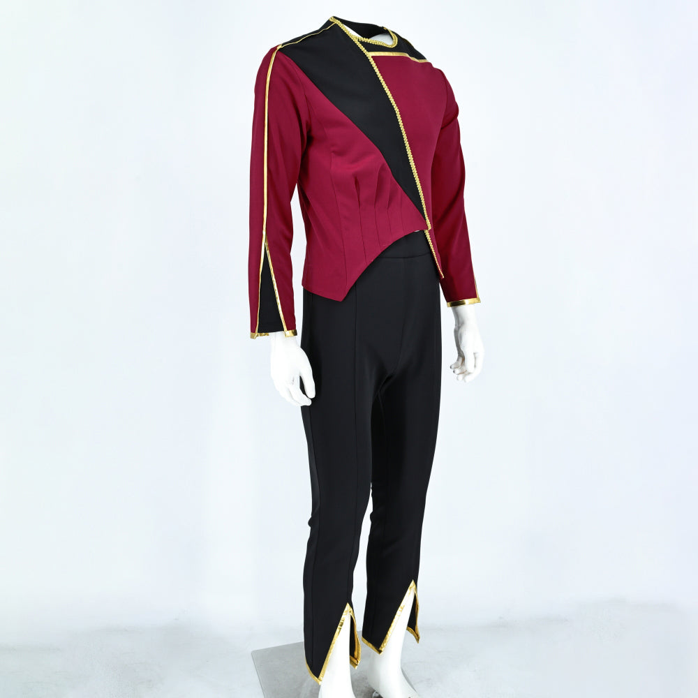 Star Trek The Next Generation Admiral Gregory Quinn Uniforms Shirt Pants Starfleet Costume
