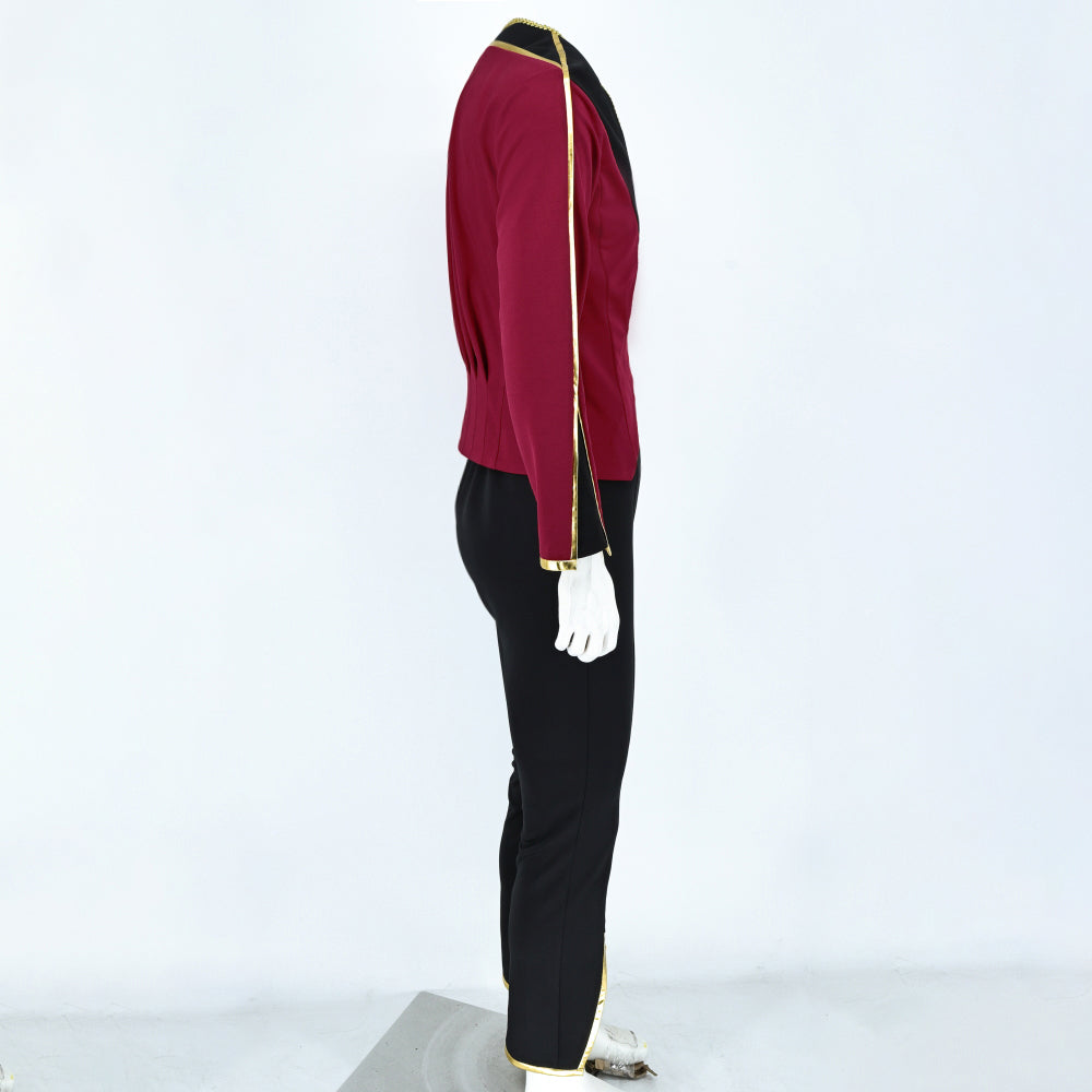 Star Trek The Next Generation Admiral Gregory Quinn Uniforms Shirt Pants Starfleet Costume