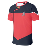 The Next Generation Captain Picard 3D T-Shirts DSN Starfleet Sports Fitness Top