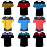 The Next Generation Captain Picard 3D T-Shirts DSN Starfleet Sports Fitness Top