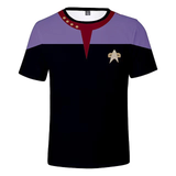 The Next Generation Captain Picard 3D T-Shirts DSN Starfleet Sports Fitness Top