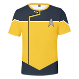 The Next Generation Captain Picard 3D T-Shirts DSN Starfleet Sports Fitness Top