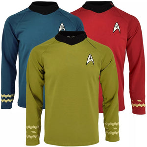 Star Trek The Original Series TOS Kirk Spock Uniform Shirt Cosplay Costume