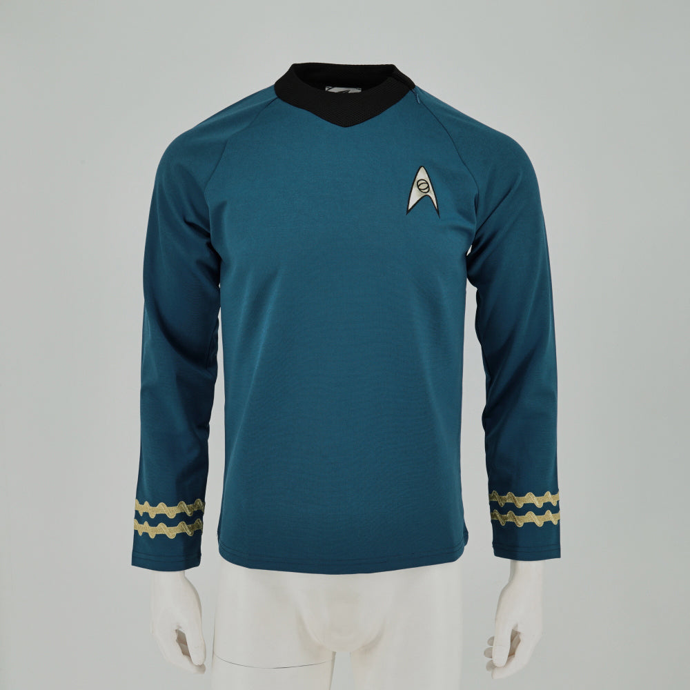 The Original Series TOS Kirk Spock Uniform Shirt Cosplay Costume
