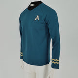 The Original Series TOS Kirk Spock Uniform Shirt Cosplay Costume