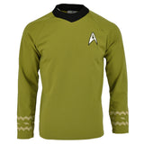 The Original Series TOS Kirk Spock Uniform Shirt Cosplay Costume