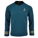 The Original Series TOS Kirk Spock Uniform Shirt Cosplay Costume