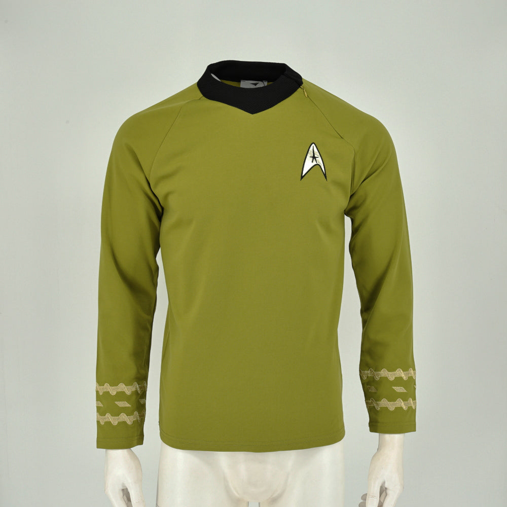The Original Series TOS Kirk Spock Uniform Shirt Cosplay Costume