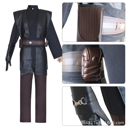 SW 3 Revenge of the Sith Anakin Skywalker Suit Pants Halloween Cosplay Costume