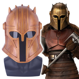 SW Armorer Helmet Blacksmith Cosplay Mask Halloween Costume Props