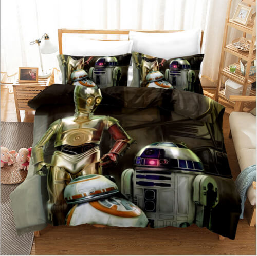 Star Wars Cosplay Bedding Set Duvet Cover Halloween Bed Sheets