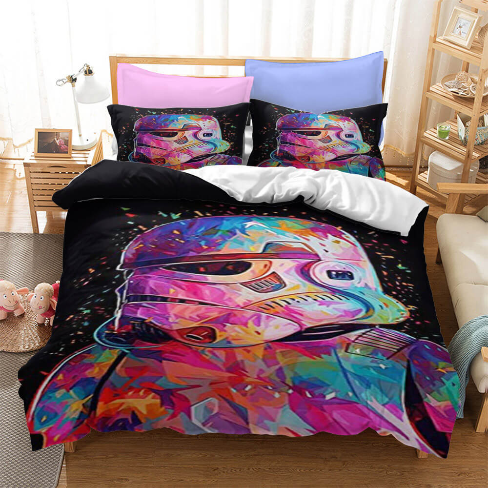 Star Wars Cosplay Bedding Set Duvet Cover Halloween Bed Sheets