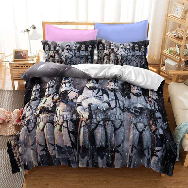 Star Wars Cosplay Bedding Set Duvet Cover Halloween Bed Sheets