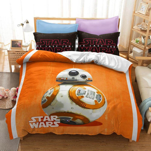 Star Wars Cosplay Bedding Set Duvet Cover Halloween Bed Sheets