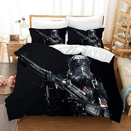 Star Wars Cosplay Bedding Set Duvet Cover Halloween Bed Sheets