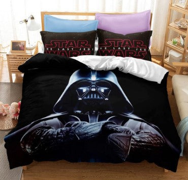 Star Wars Cosplay Bedding Set Duvet Cover Halloween Bed Sheets