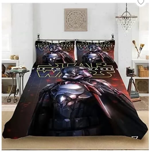 Star Wars Cosplay Bedding Set Duvet Cover Halloween Bed Sheets