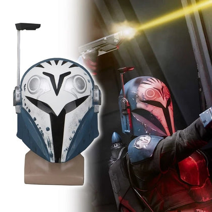 SW Mandalorian Bo-Katan Kryze Cosplay Helmet Halloween Women Warrior Mask