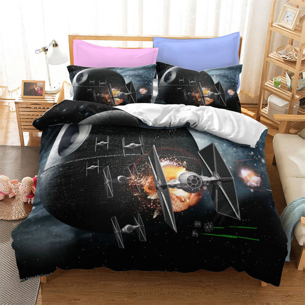 Star Wars Skywalker Cosplay Bedding Set Duvet Cover Halloween Bed Sheets