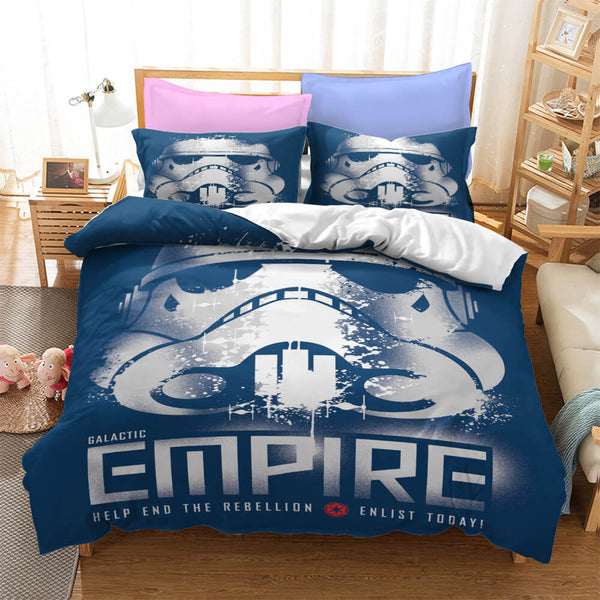Star Wars Skywalker Cosplay Bedding Set Duvet Cover Halloween Bed Sheets