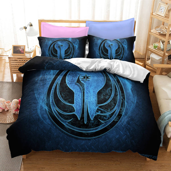 Star Wars Skywalker Cosplay Bedding Set Duvet Cover Halloween Bed Sheets