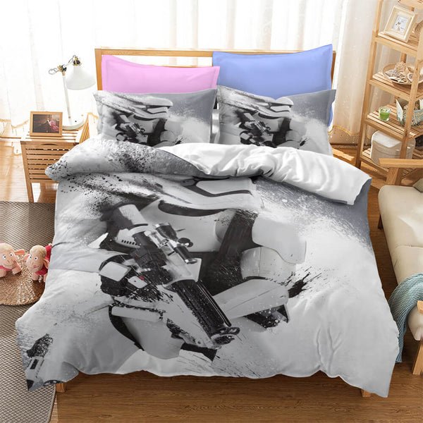 Star Wars Skywalker Cosplay Bedding Set Duvet Cover Halloween Bed Sheets