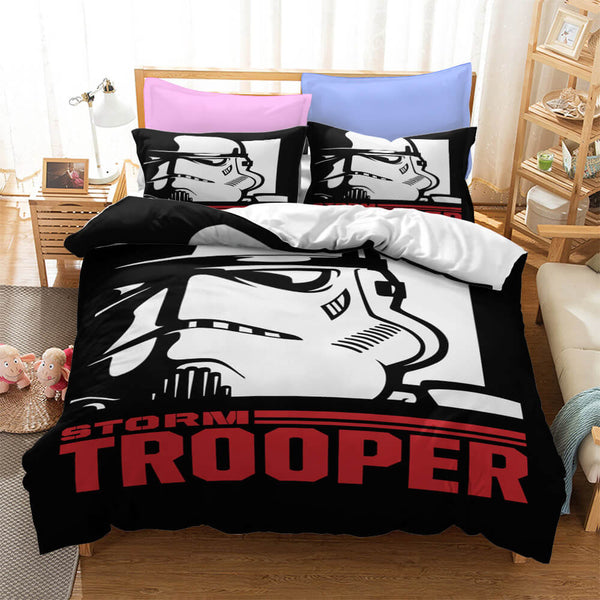 Star Wars Skywalker Cosplay Bedding Set Duvet Cover Halloween Bed Sheets