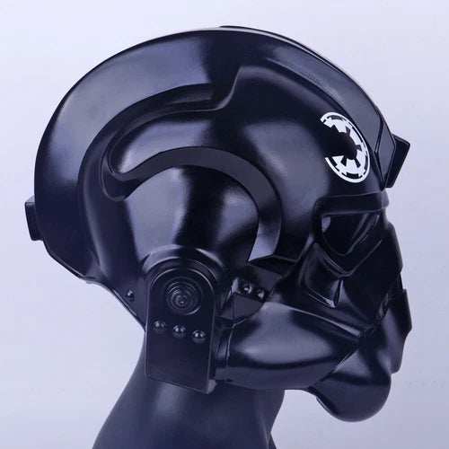 SW TIE Victor 2 Fighter Pilot Helmet Halloween Full Head Masks Props PVC
