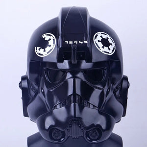 SW TIE Victor 2 Fighter Pilot Helmet Halloween Full Head Masks Props PVC