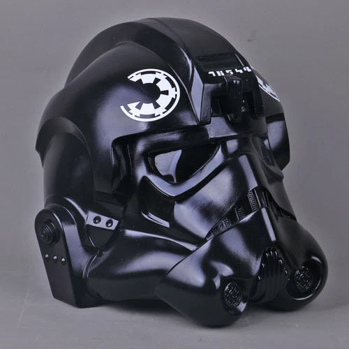 SW TIE Victor 2 Fighter Pilot Helmet Halloween Full Head Masks Props PVC