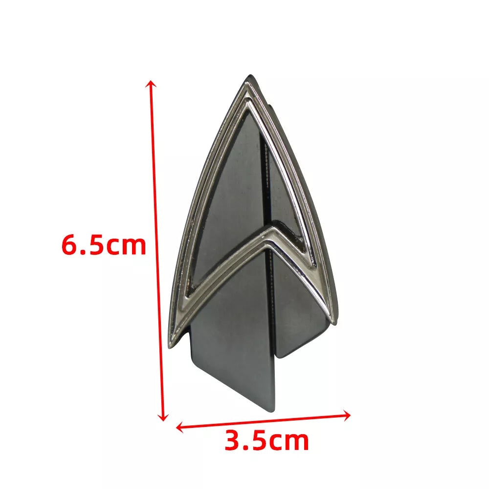 Star Trek Picard Admiral JL Pin The Next Generation Communicator Pin Brooches Halloween Cosplay Props