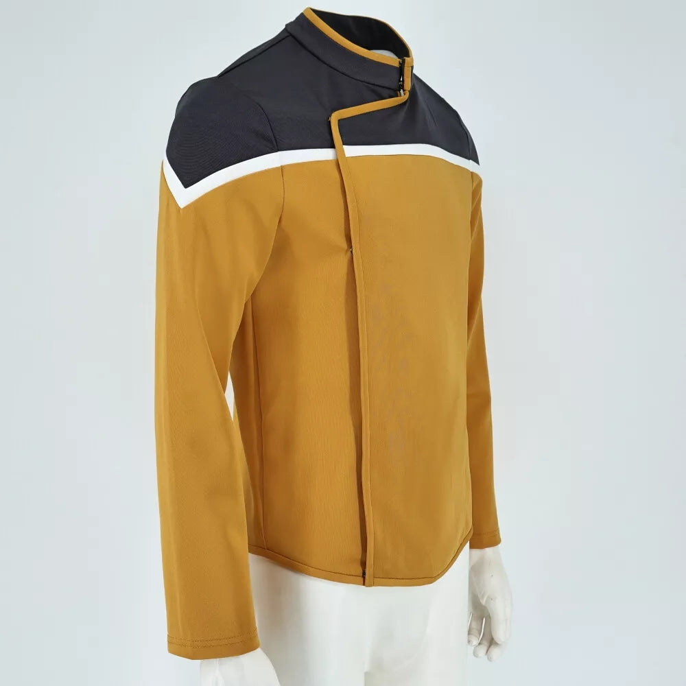 ST Strange New Worlds Lower Decks Dress Uniforms Starfleet Top Shirts Badge Costume