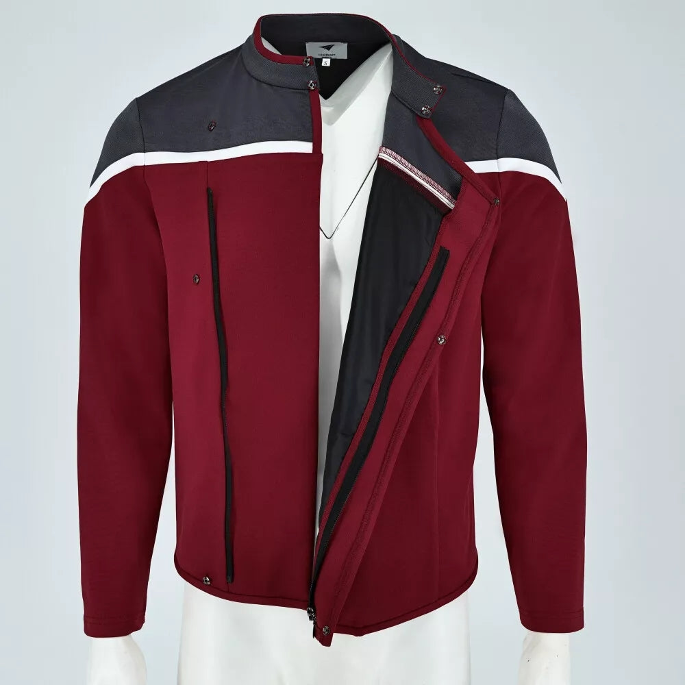 ST Strange New Worlds Lower Decks Dress Uniforms Starfleet Top Shirts Badge Costume