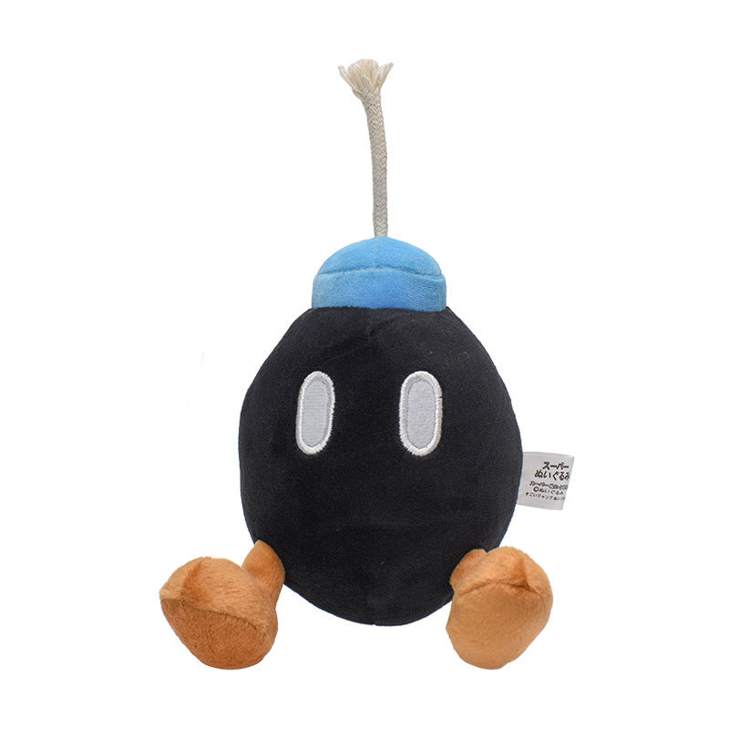 Super Mario Bob-omb Plush Toy Soft Stuffed Doll Birthday Holiday Gifts