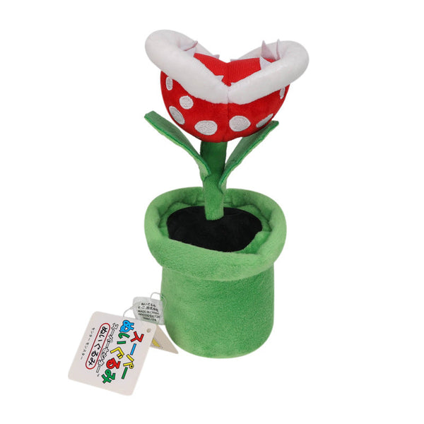 Super Mario Piranha Plant Plush Toy Soft Stuffed Doll Birthday Holiday Gifts