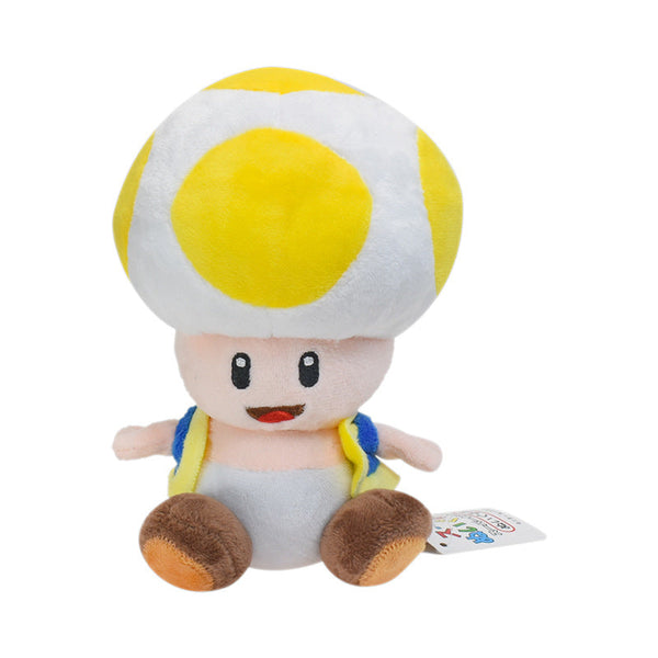 Super Mario Toad Plush Toy Soft Stuffed Doll Birthday Holiday Gifts
