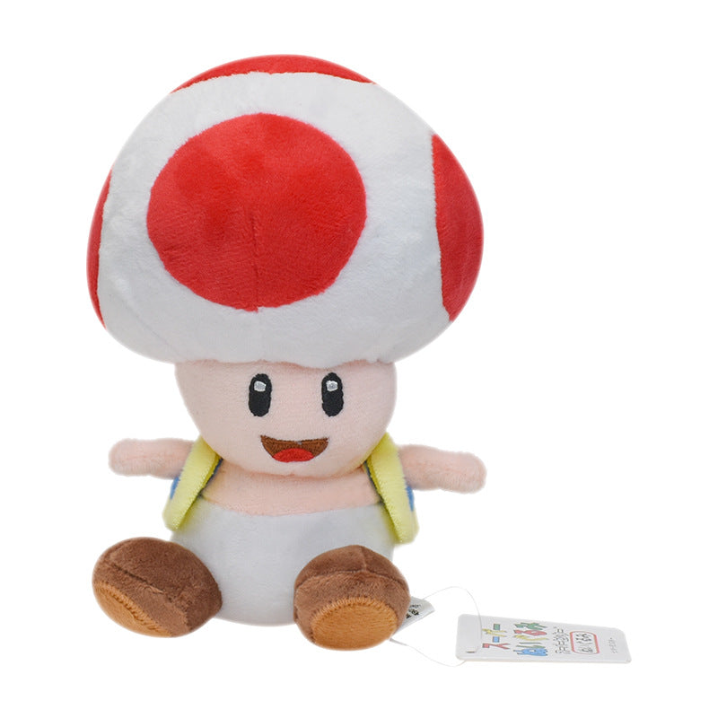 Super Mario Toad Plush Toy Soft Stuffed Doll Birthday Holiday Gifts