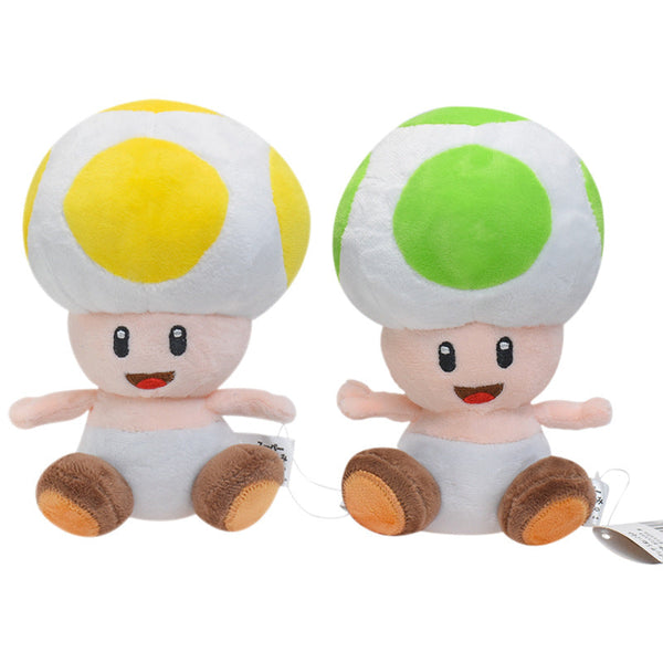 Super Mario Toad Plush Toy Soft Stuffed Doll Birthday Holiday Gifts