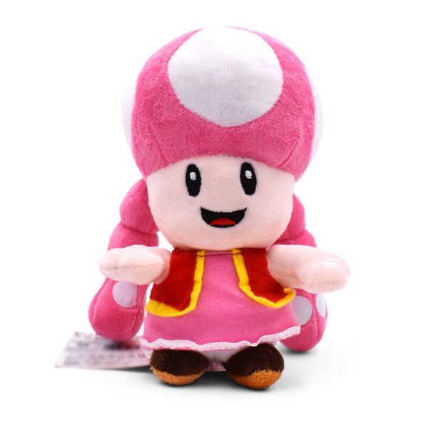 Super Mario Toadette Plush Toy Soft Stuffed Doll Birthday Holiday Gifts