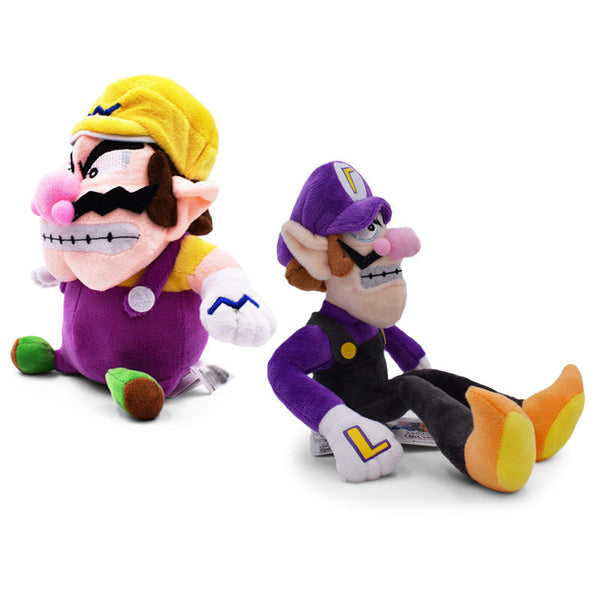 Super Mario Wario Waluigi Plush Toy Soft Stuffed Doll Birthday Holiday Gifts