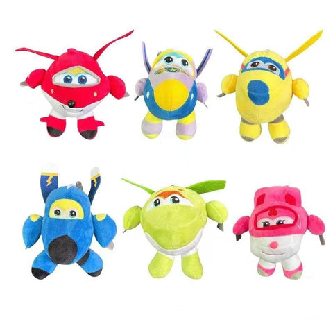Super Wings Plush Toy Soft Stuffed Doll Birthday Holiday Gifts for Kids