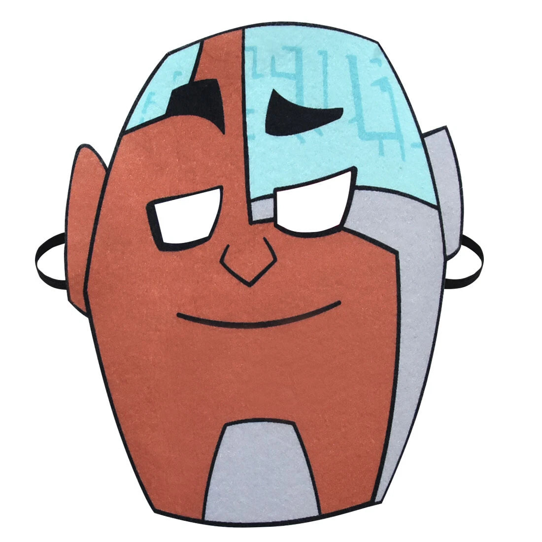Teen Titans Cyborg Kids Mask Jumpsuit Halloween Carnival Suits Costumes