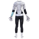 Teen Titans Cyborg Kids Mask Jumpsuit Halloween Carnival Suits Costumes