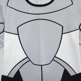 Teen Titans Cyborg Kids Mask Jumpsuit Halloween Carnival Suits Costumes