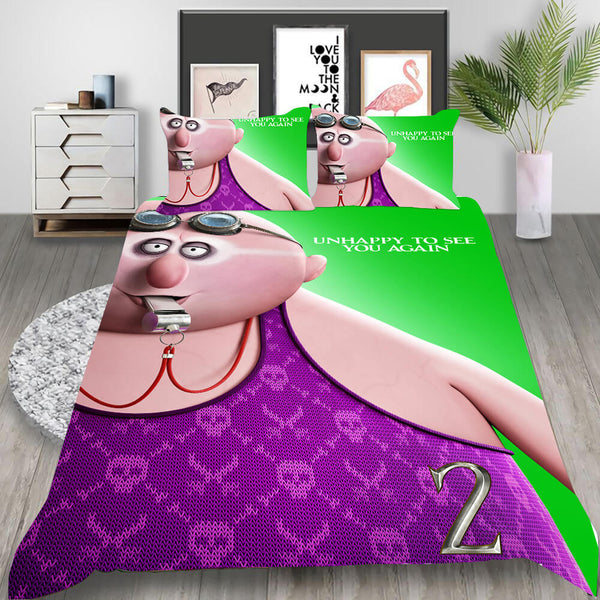 The Addams Family 2 Cosplay Bedding Set Duvet Cover Halloween Bed Sheets