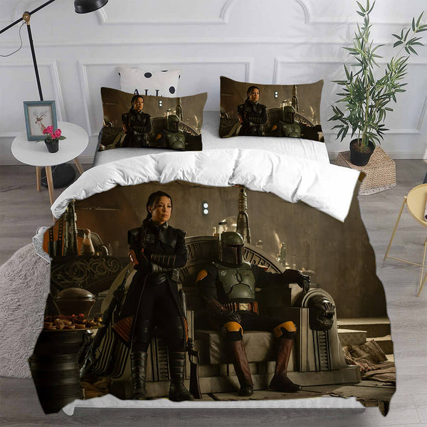 The Book of Boba Fett Bed Set Cosplay Duvet Cover Halloween Comforter Sets