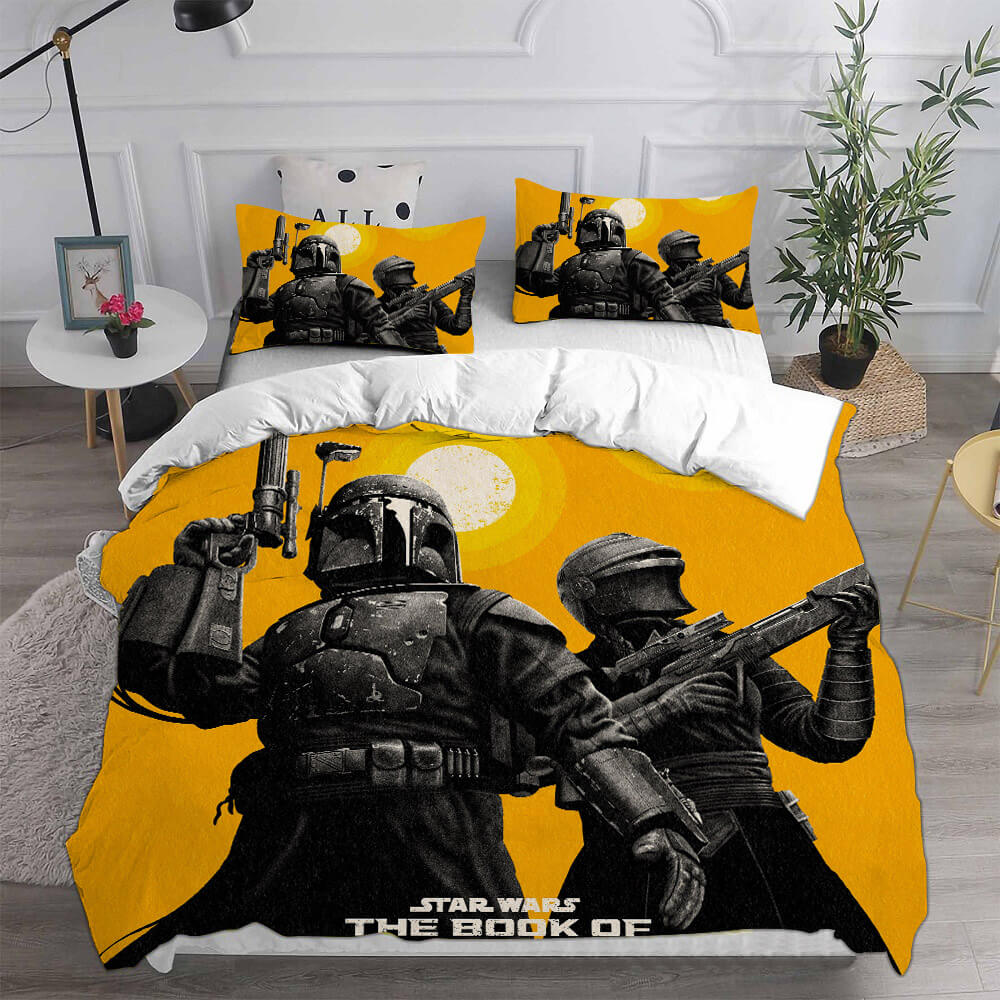 Boba Fett Bedding Set Cosplay Duvet Cover Halloween Comforter Sets